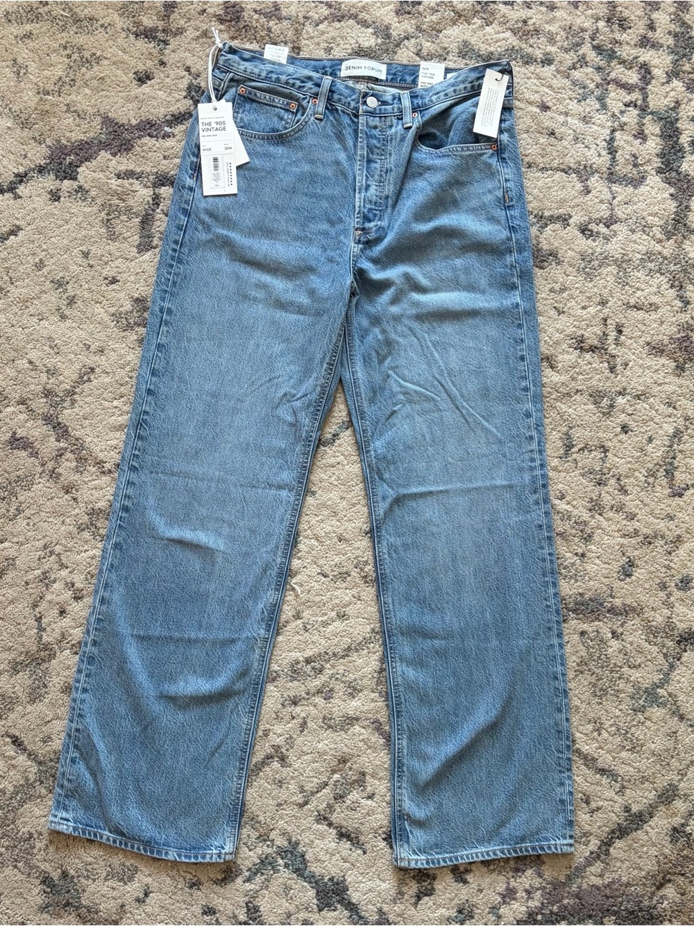 NWT Aritzia Denim Forum The 90’s Vintage Mid Rise Wide Leg Jeans - Picture 3 of 11